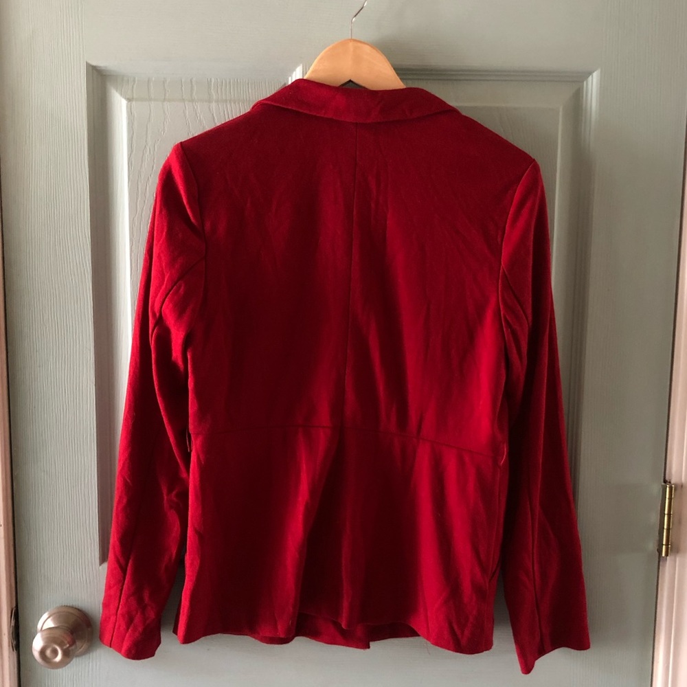 Red knit blazer - Picture 2 of 3